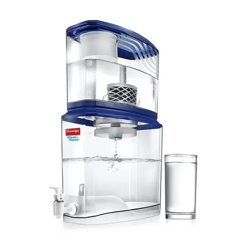 Prestige CleanHome PSWP 2.0 Water Purifier, 18L (Transparent, Blue)