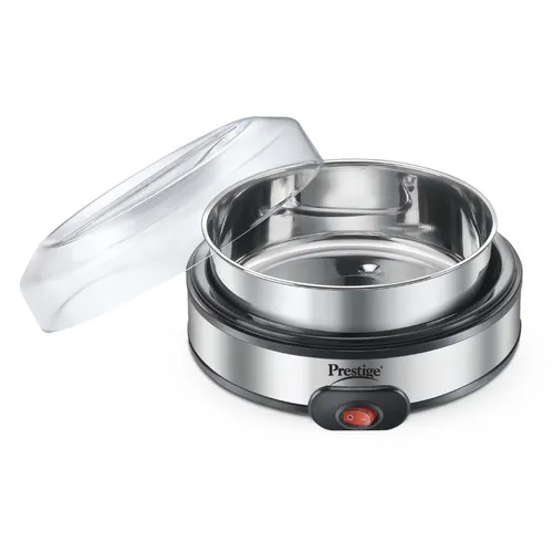 Prestige PYM 02 Electric Yoghurt Maker with Storage Lid| Stainless Steel Inner Pot| Low Energy Consumption| 360 Degree Uniform Heating
