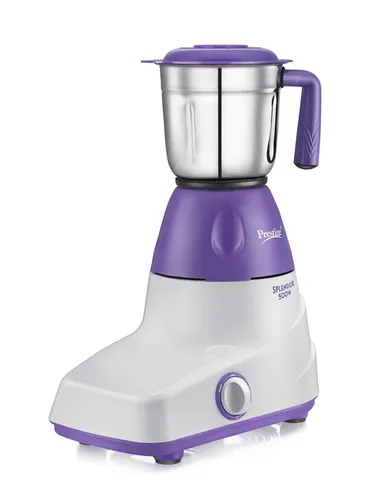 Prestige Splendor 500 Watts ISI Certified Mixer Grinder, with 3 Stainless Steel Jars