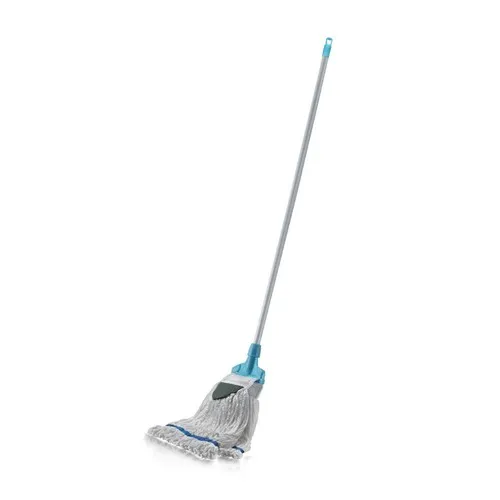 Prestige CleanHome Microfiber Clip Mop with Scrub Pad and Stick (1.2 m)