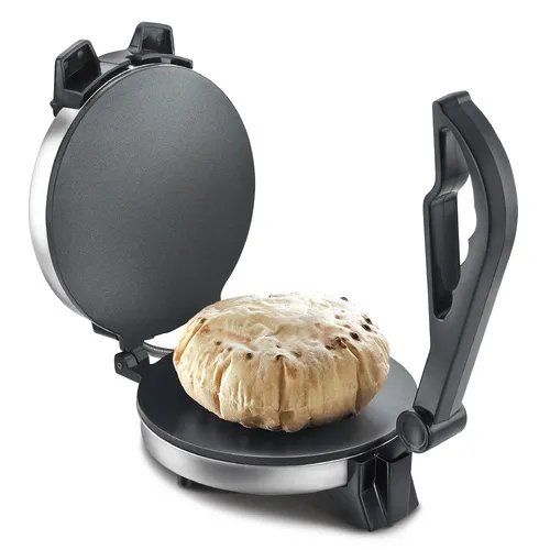 Prestige PRM 3.0 900-Watt Plain Plate Roti Maker (Silver) | Non-Stick Coating